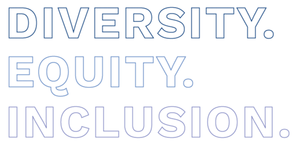 three-blue-outine-text-diversity-equity-inclusion